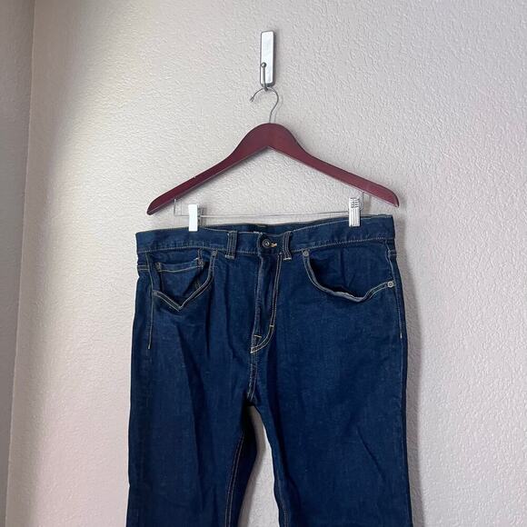 Prana Jeans Straight Fit Men’s Classic Dark Wash Straight Leg 36 x 30 - Picture 3 of 7